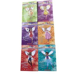 Lot of 6 Rainbow Magic Fairy Scholastic Books Daisy Meadows 2011